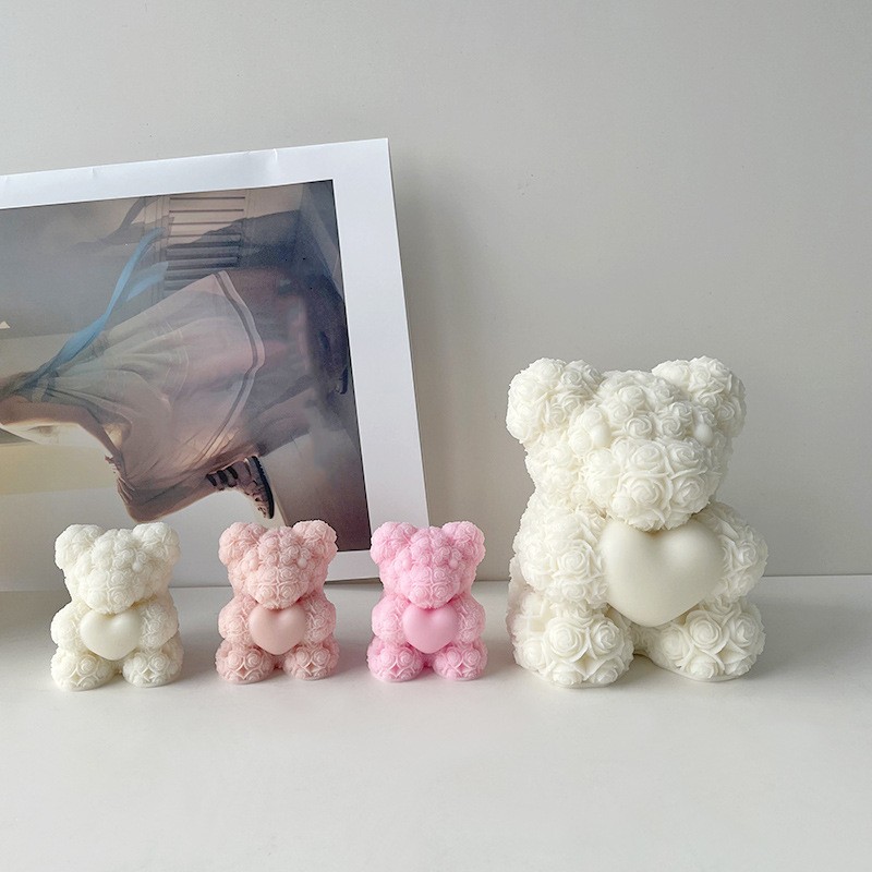 Home Fragrance Rose - Dia dos namorados amor rosa urso