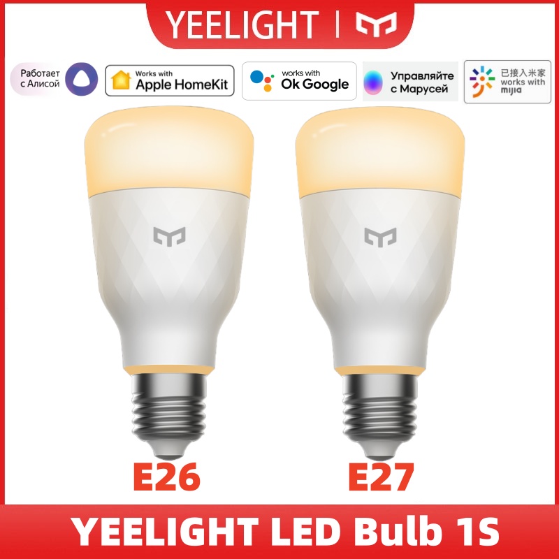 Yeelight Light Smart Bulb - Lâmpada LED Yeelight 1S E26/E27, luz