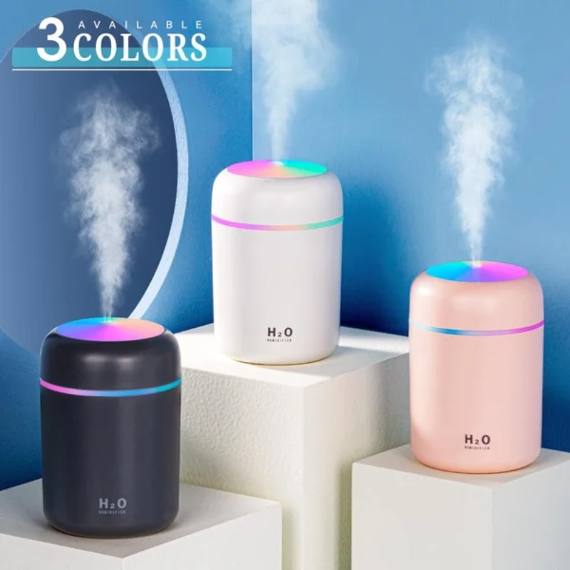 Home Fragrance System - Umidificador USB Ultrassônico Colorido em Formato