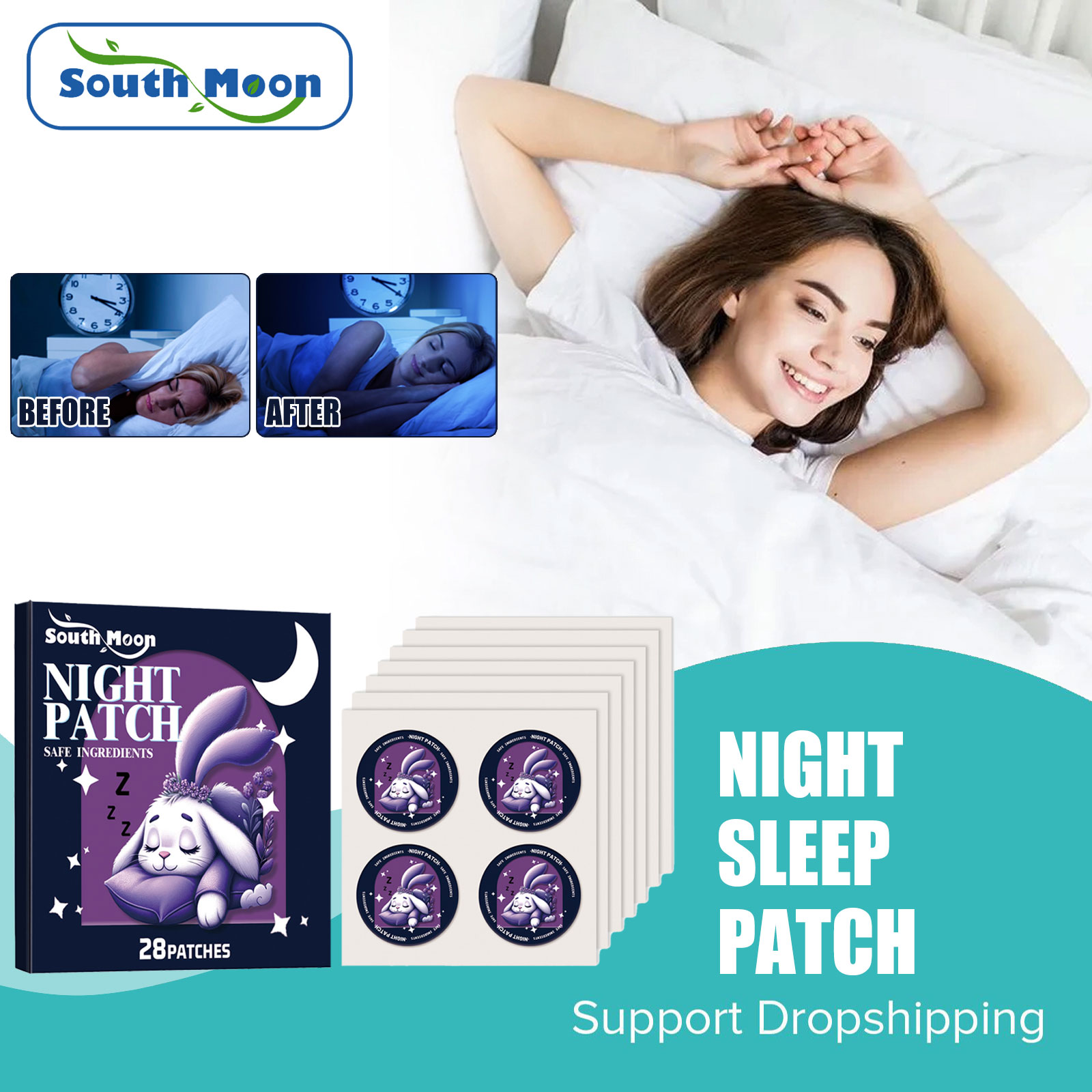 Lavender Pillow Spray - Relax Sleep Aid Sticker, Aliviar a