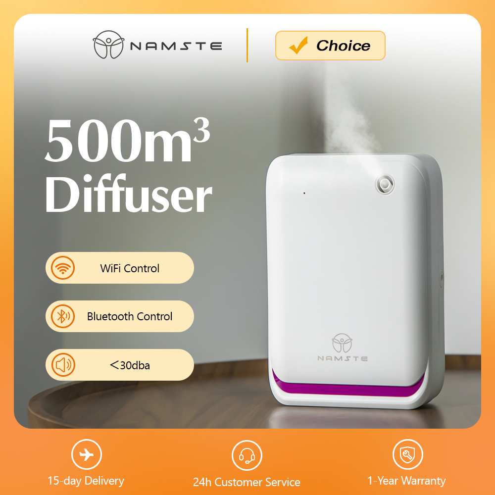 Home Fragrance System - NAMSTE 500m3 Máquina de Aromaterapia de