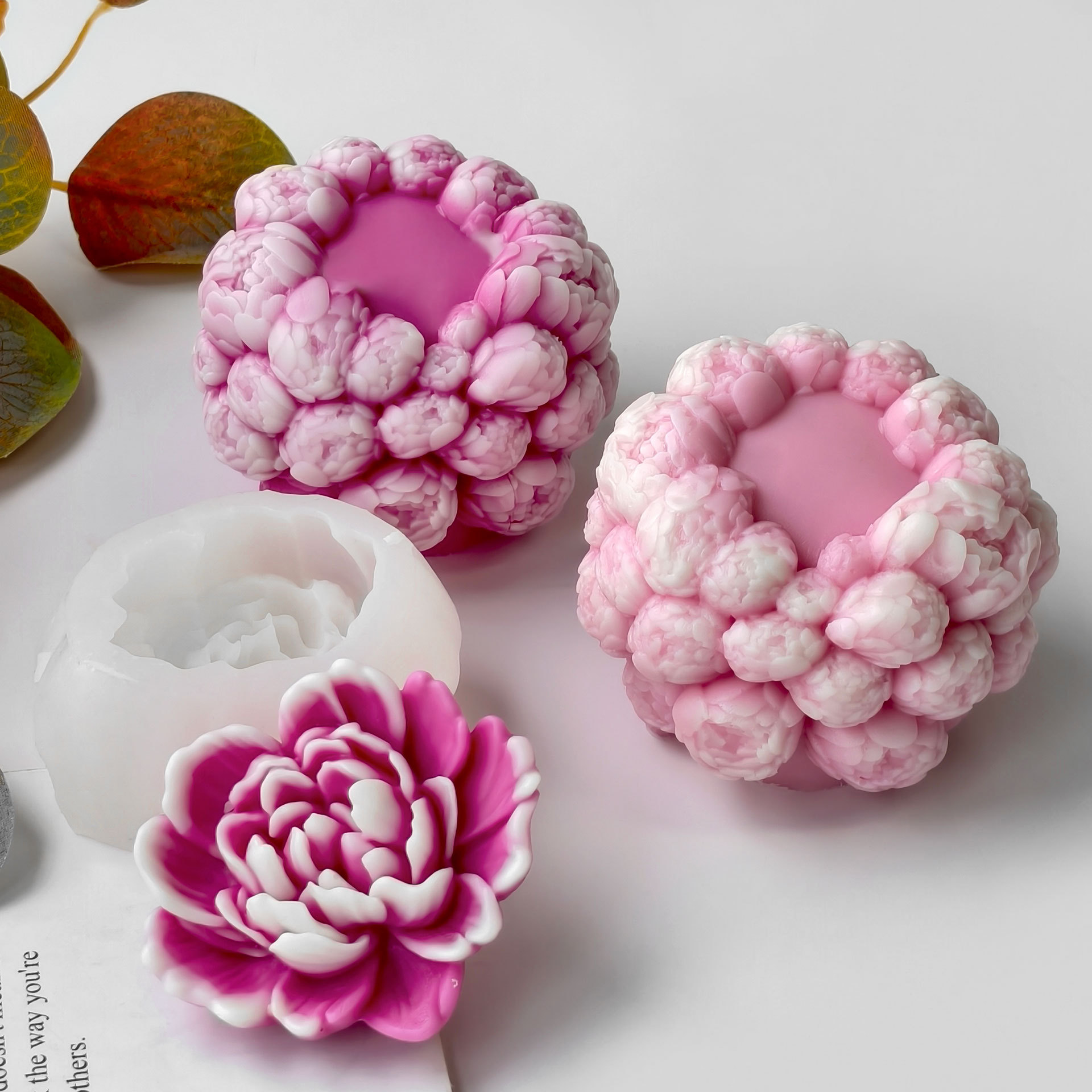 Diy rosa flores molde de silic - Home Fragrance Rose avaliação e preço