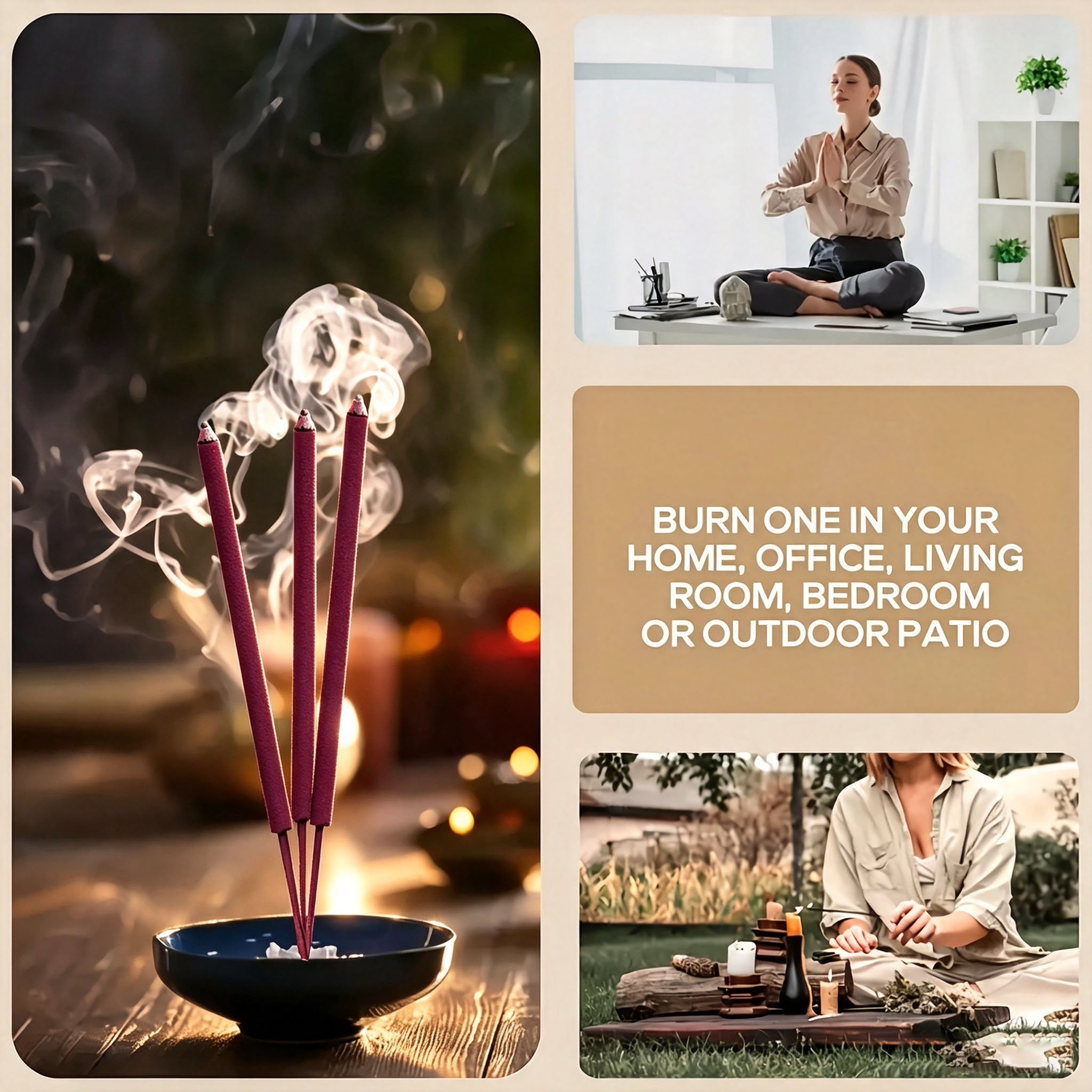 Varetas de Incenso Grandes par - Home Fragrance Rose avaliação e preço