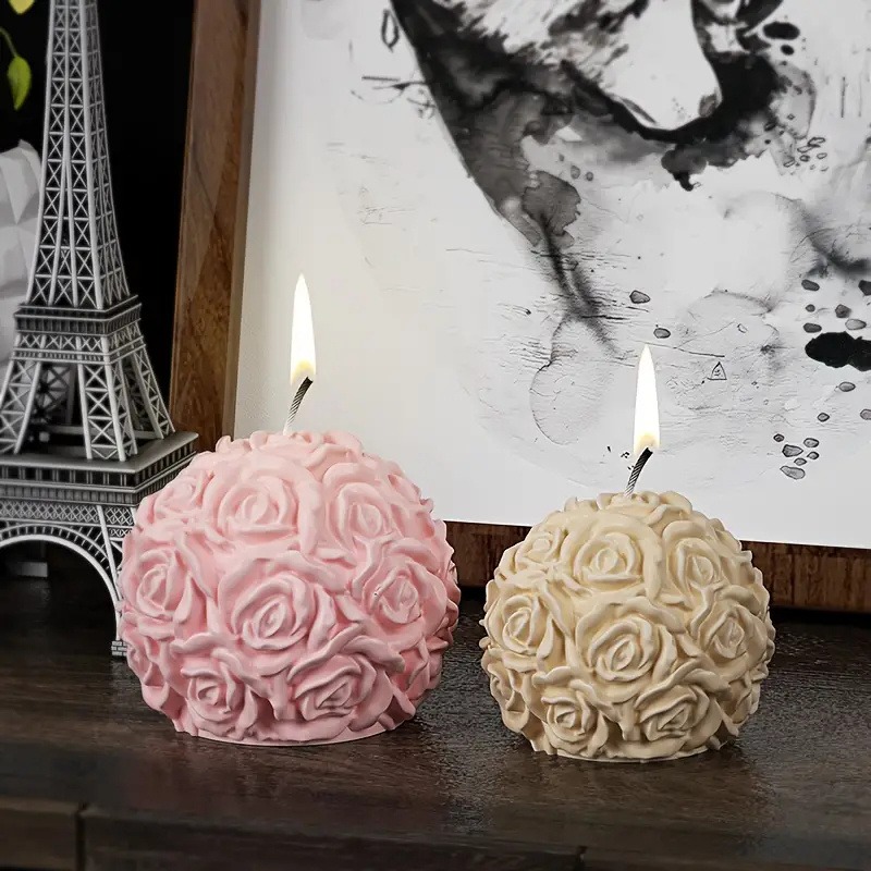 Molde de Silicone para Vela em - Home Fragrance Rose avaliação e preço