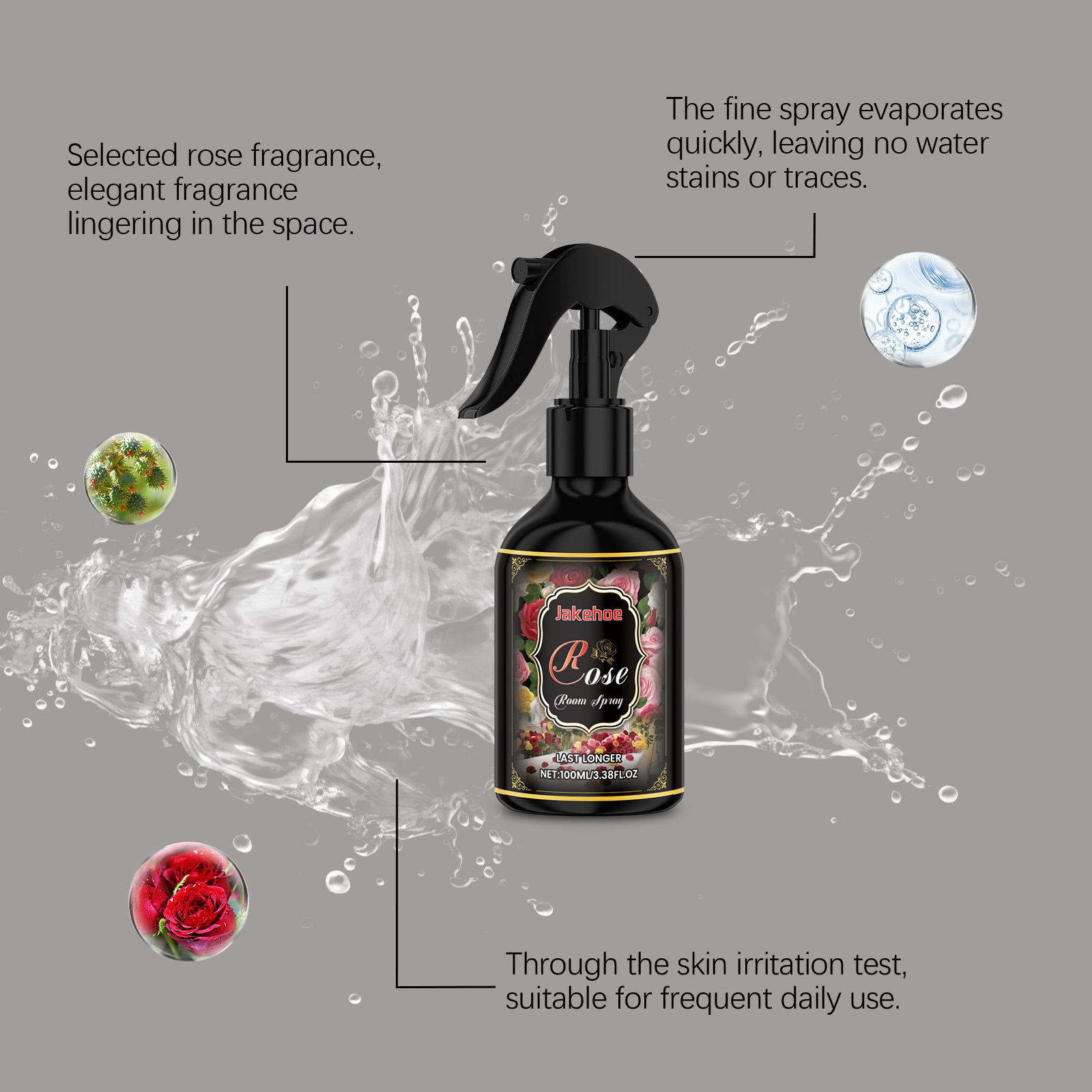 Spray Aromatizante para Ambien - Home Fragrance Rose avaliação e preço