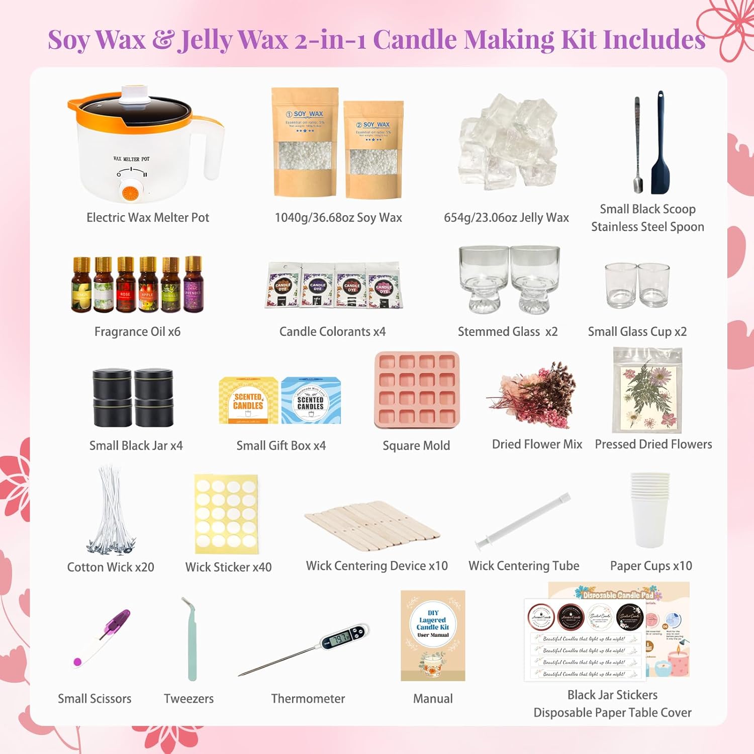 Kit de Fabricação de Velas DIY - Home Fragrance Candles avaliação e preço