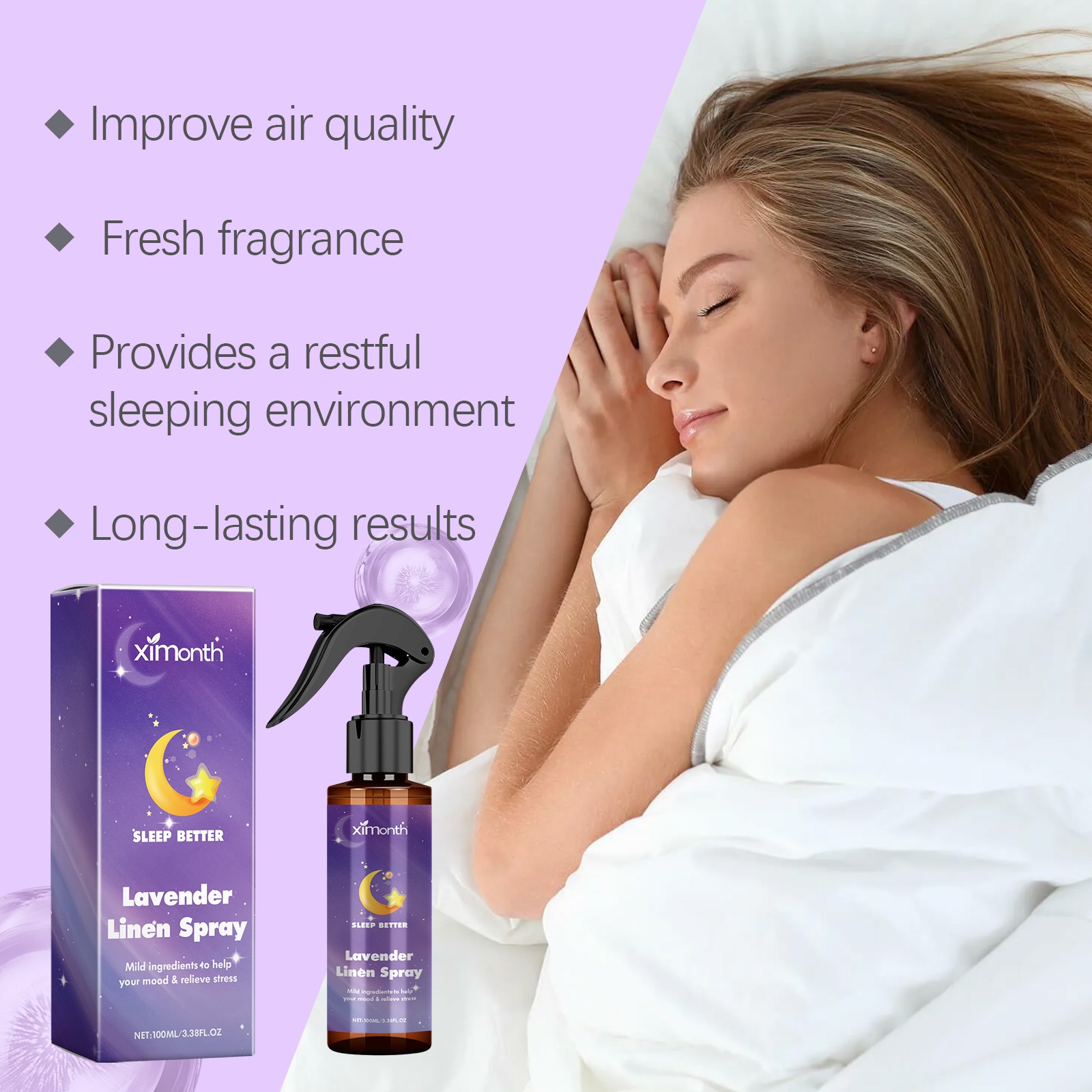 Spray de lavanda para dormir,  - Lavender Pillow Spray avaliação e preço