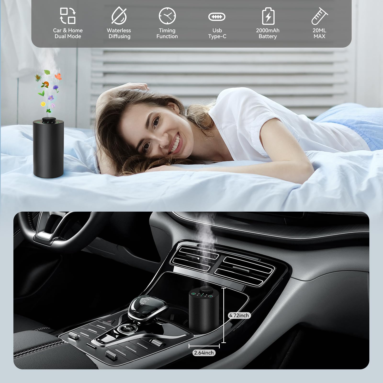Difusor de óleo essencial sem  - Home Fragrance System avaliação e preço