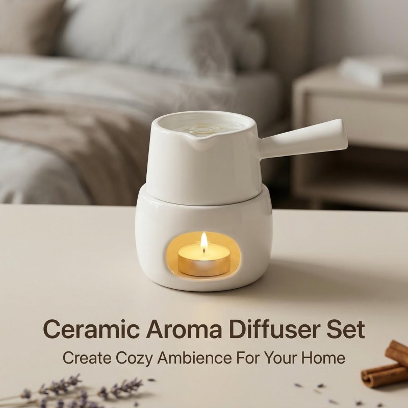 Conjunto de Queimador de Cera  - Home Fragrance Aroma Set avaliação e preço