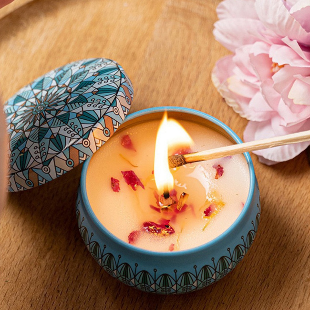 Velas em forma de rosa, atmosf - Home Fragrance Rose avaliação e preço